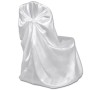 Set de 6 Fundas blancas para sillas, banquetes y bodas