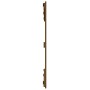 Wandbett-Kopfteil aus massivem Kiefernholz, honigbraun, 127,5 x 3 x 90 cm von vidaXL, Kopf- und Fußteile - Ref: Foro24-824891...