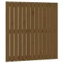 Cabecero cama pared madera maciza pino marrón miel 82,5x3x90 cm de vidaXL, Cabeceros y pies de cama - Ref: Foro24-824906, Pre...