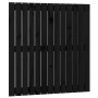 Black pine solid wood wall bed headboard 82.5x3x90 cm by vidaXL, Headboards and footboards - Ref: Foro24-824907, Price: 47,46...
