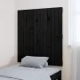 Wandbett-Kopfteil aus schwarzem Kiefernholz, 82,5 x 3 x 90 cm von vidaXL, Kopf- und Fußteile - Ref: Foro24-824907, Preis: 47,...