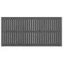 Cabecero de cama de pared madera maciza pino gris 185x3x90 cm de vidaXL, Cabeceros y pies de cama - Ref: Foro24-824915, Preci...
