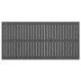 Wandbett-Kopfteil aus massivem Kiefernholz in Grau, 185 x 3 x 90 cm von vidaXL, Kopf- und Fußteile - Ref: Foro24-824915, Prei...