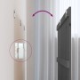 Wandbett-Kopfteil aus massivem Kiefernholz in Grau, 185 x 3 x 90 cm von vidaXL, Kopf- und Fußteile - Ref: Foro24-824915, Prei...