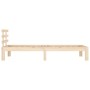 Estructura de cama de madera maciza 90x200 cm