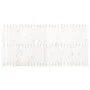 Cabecero de cama de pared madera maciza pino blanco 185x3x90 cm de vidaXL, Cabeceros y pies de cama - Ref: Foro24-824914, Pre...