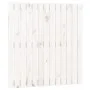 Cabecero de cama pared madera maciza pino blanco 82,5x3x90 cm de vidaXL, Cabeceros y pies de cama - Ref: Foro24-824904, Preci...