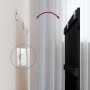 Cabecero de cama de pared madera maciza pino negro 185x3x90 cm de vidaXL, Cabeceros y pies de cama - Ref: Foro24-824917, Prec...