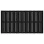 Cabecero de cama pared madera maciza pino negro 204x3x110 cm de vidaXL, Cabeceros y pies de cama - Ref: Foro24-824932, Precio...