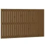 Solid pine wood wall bed headboard honey brown 140x3x90 cm by vidaXL, Headboards and footboards - Ref: Foro24-824921, Price: ...