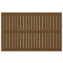 Wandbett-Kopfteil aus massivem Kiefernholz, honigbraun, 140 x 3 x 90 cm von vidaXL, Kopf- und Fußteile - Ref: Foro24-824921, ...
