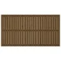 Solid pine wood wall bed headboard honey brown 204x3x110 cm by vidaXL, Headboards and footboards - Ref: Foro24-824931, Price:...