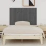 Wandbett-Kopfteil aus massivem Kiefernholz, grau, 140 x 3 x 90 cm von vidaXL, Kopf- und Fußteile - Ref: Foro24-824920, Preis:...