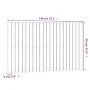 Wandbett-Kopfteil aus massivem Kiefernholz, grau, 140 x 3 x 90 cm von vidaXL, Kopf- und Fußteile - Ref: Foro24-824920, Preis:...