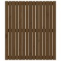 Wandbett-Kopfteil aus massivem Kiefernholz, honigbraun, 95,5 x 3 x 110 cm von vidaXL, Kopf- und Fußteile - Ref: Foro24-824936...