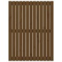 Wandbett-Kopfteil aus massivem Kiefernholz, honigbraun, 82,5 x 3 x 110 cm von vidaXL, Kopf- und Fußteile - Ref: Foro24-824956...