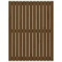 Wandbett-Kopfteil aus massivem Kiefernholz, honigbraun, 82,5 x 3 x 110 cm von vidaXL, Kopf- und Fußteile - Ref: Foro24-824956...