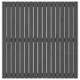 Cabecero de cama de pared madera maciza pino gris 108x3x110 cm de vidaXL, Cabeceros y pies de cama - Ref: Foro24-824925, Prec...