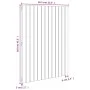 Wandbett-Kopfteil aus massivem Kiefernholz, honigbraun, 82,5 x 3 x 110 cm von vidaXL, Kopf- und Fußteile - Ref: Foro24-824956...