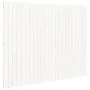 Cabecero cama de pared madera maciza pino blanco 146,5x3x110 cm de vidaXL, Cabeceros y pies de cama - Ref: Foro24-824944, Pre...