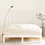 Cabecero cama de pared madera maciza pino blanco 146,5x3x110 cm de vidaXL, Cabeceros y pies de cama - Ref: Foro24-824944, Pre...
