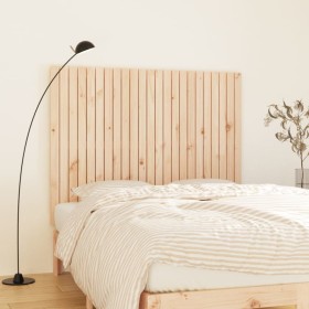 Wandbett-Kopfteil aus massivem Kiefernholz, 146,5 x 3 x 110 cm von vidaXL, Kopf- und Fußteile - Ref: Foro24-824943, Preis: 81...