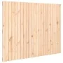 Cabecero de cama de pared madera maciza de pino 146,5x3x110 cm de vidaXL, Cabeceros y pies de cama - Ref: Foro24-824943, Prec...