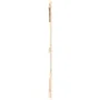 Cabecero de cama de pared madera maciza de pino 146,5x3x110 cm de vidaXL, Cabeceros y pies de cama - Ref: Foro24-824943, Prec...