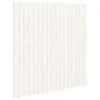 Wandbett-Kopfteil aus massivem weißem Kiefernholz, 108 x 3 x 110 cm von vidaXL, Kopf- und Fußteile - Ref: Foro24-824924, Prei...