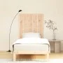 Cabecero de cama de pared madera maciza de pino 95,5x3x110 cm de vidaXL, Cabeceros y pies de cama - Ref: Foro24-824933, Preci...
