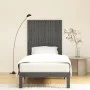 Gray pine solid wood wall bed headboard 95.5x3x110 cm by vidaXL, Headboards and footboards - Ref: Foro24-824935, Price: 64,17...