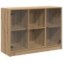 Aparador madera de ingeniería roble artiasian 102x37x75,5 cm