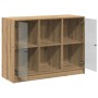 Aparador madera de ingeniería roble artiasian 102x37x75,5 cm