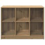 Aparador madera de ingeniería roble artiasian 102x37x75,5 cm