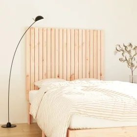 Solid pine wood wall bed headboard 127.5x3x110 cm by vidaXL, Headboards and footboards - Ref: Foro24-824938, Price: 81,45 €, ...