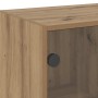 Aparador madera de ingeniería roble artiasian 102x37x75,5 cm