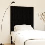 Wandbett-Kopfteil aus schwarzem Kiefernholz, 95,5 x 3 x 110 cm von vidaXL, Kopf- und Fußteile - Ref: Foro24-824937, Preis: 55...