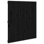 Black pine solid wood wall bed headboard 95.5x3x110 cm by vidaXL, Headboards and footboards - Ref: Foro24-824937, Price: 54,5...
