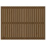 Honigbraunes Wandbett-Kopfteil aus Massivholz, 146,5 x 3 x 110 cm von vidaXL, Kopf- und Fußteile - Ref: Foro24-824946, Preis:...