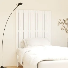 Solid white pine wood wall bed headboard 95.5x3x110 cm by vidaXL, Headboards and footboards - Ref: Foro24-824934, Price: 68,1...
