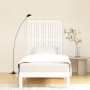 Solid white pine wood wall bed headboard 95.5x3x110 cm by vidaXL, Headboards and footboards - Ref: Foro24-824934, Price: 68,9...