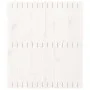 Cabecero de cama pared madera maciza pino blanco 95,5x3x110 cm de vidaXL, Cabeceros y pies de cama - Ref: Foro24-824934, Prec...