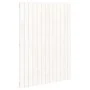 Wandbett-Kopfteil aus massivem weißem Kiefernholz, 82,5 x 3 x 110 cm von vidaXL, Kopf- und Fußteile - Ref: Foro24-824954, Pre...