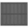 Wandbett-Kopfteil aus massivem Kiefernholz in Grau, 127,5 x 3 x 110 cm von vidaXL, Kopf- und Fußteile - Ref: Foro24-824940, P...