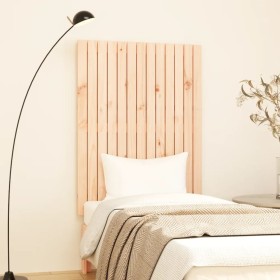 Solid pine wood wall bed headboard 82.5x3x110 cm by vidaXL, Headboards and footboards - Ref: Foro24-824953, Price: 63,72 €, D...