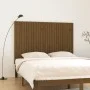 Solid pine wood wall bed headboard honey brown 166x3x110 cm by vidaXL, Headboards and footboards - Ref: Foro24-824961, Price:...