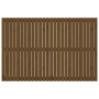 Cabecero cama pared madera maciza pino marrón miel 166x3x110 cm de vidaXL, Cabeceros y pies de cama - Ref: Foro24-824961, Pre...