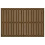 Solid pine wood wall bed headboard honey brown 166x3x110 cm by vidaXL, Headboards and footboards - Ref: Foro24-824961, Price:...