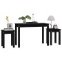 Stackable tables 3 pieces solid black pine wood by vidaXL, Side tables - Ref: Foro24-824982, Price: 57,41 €, Discount: %