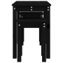 Stackable tables 3 pieces solid black pine wood by vidaXL, Side tables - Ref: Foro24-824982, Price: 57,41 €, Discount: %